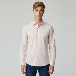 Chemise unie black umb001 reg Homme UMBERTO