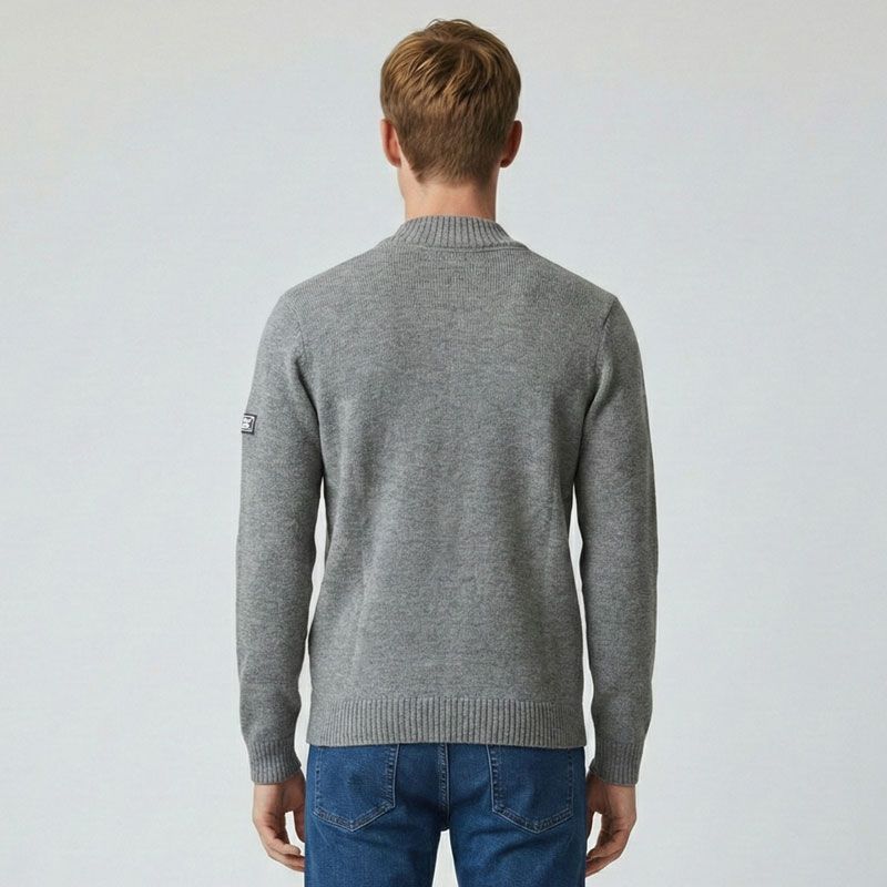 Cardigan zippenmrh3523dred Homme NEW MAN