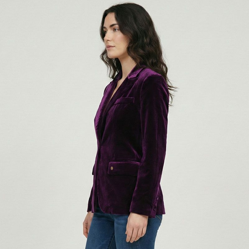 Veste violet annot Femme LES TROPEZIENNES PAR M.BELARBI