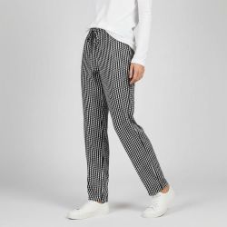Pantalon fluide à motif taille élastique Femme ONLY