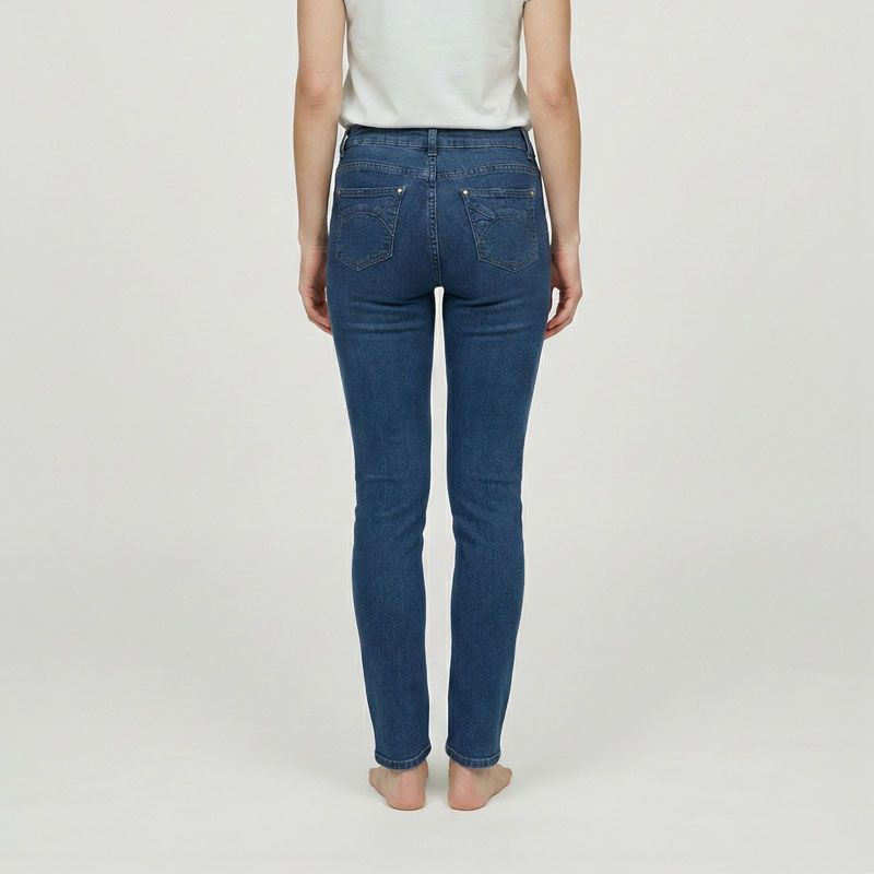 Pantalon denim bleu arroyo Femme LES TROPEZIENNES PAR M.BELARBI