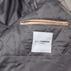 Veste manteau col amovible en doudoune zippé Homme BILL TORNADE