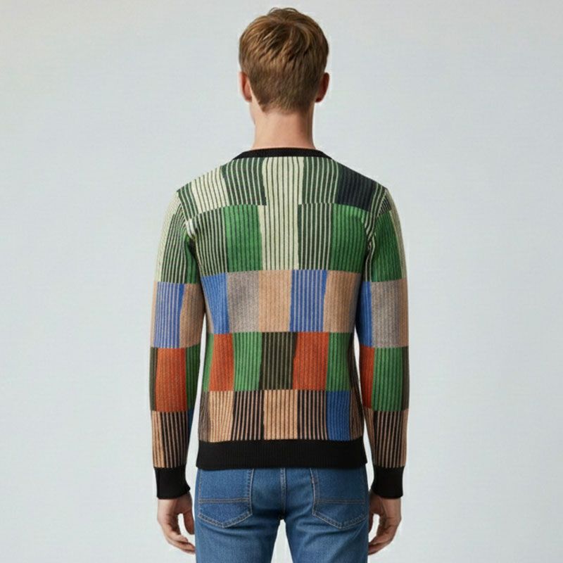 Pull multicolor m3614geom Homme IMPERIAL