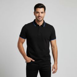 Polo elio black 25497 Homme GIANFRANCO FERRE