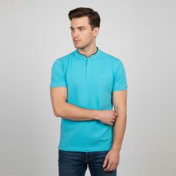 Polo manches courtes col mao firenza Homme CERRUTI