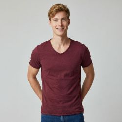Tee shirt bordeaux t097ycitd Homme IMPERIAL