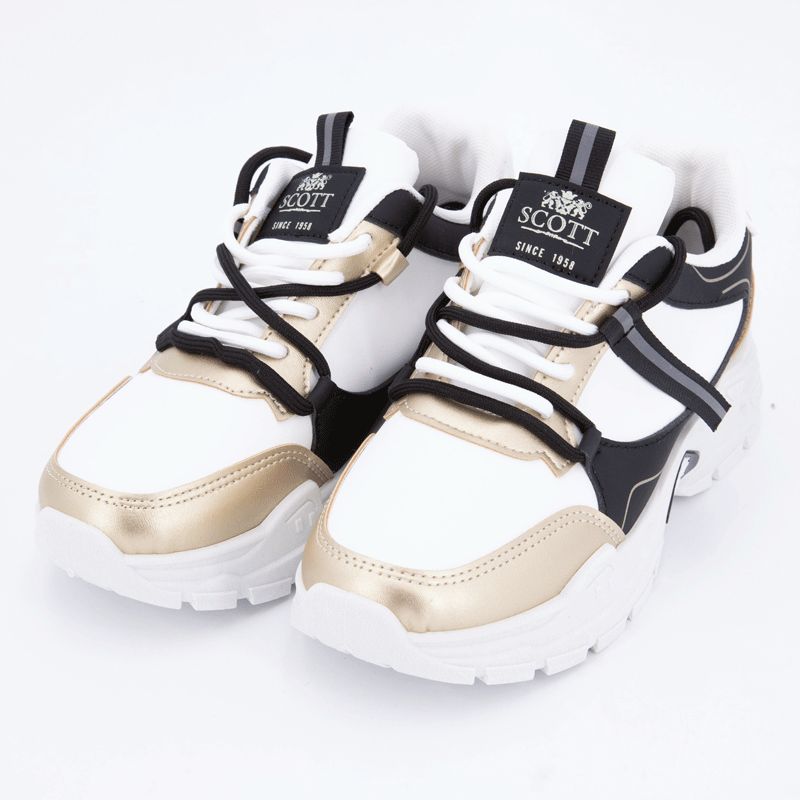 Baskets semelle épaisse à lacets avec logo Femme SCOTT