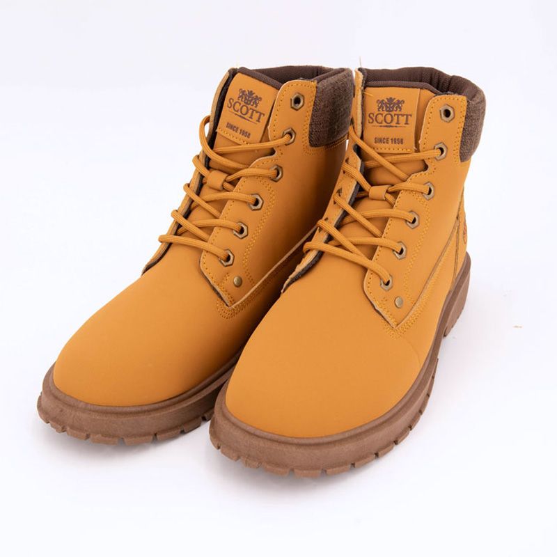 Bottines montantes à lacets avec logo Homme SCOTT