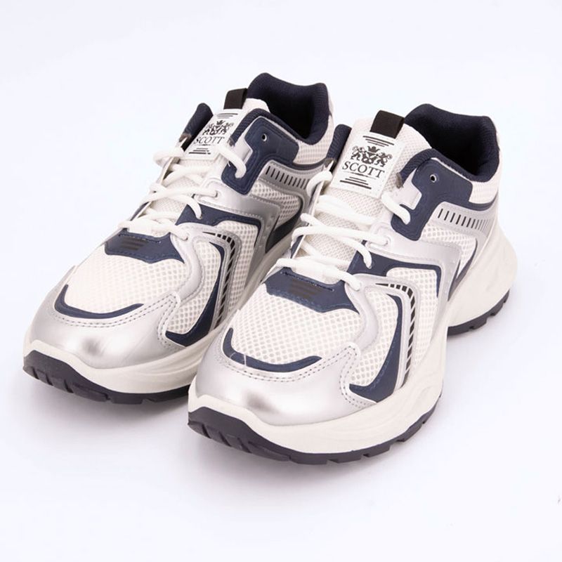 Baskets toile à lacets avec empiècementsHomme SCOTT