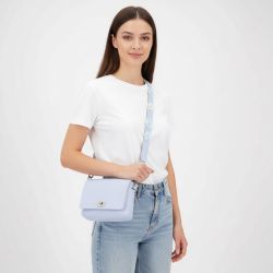 Sac à main bandoulière amovible rabat fermoir tourniquet Femme O BAG