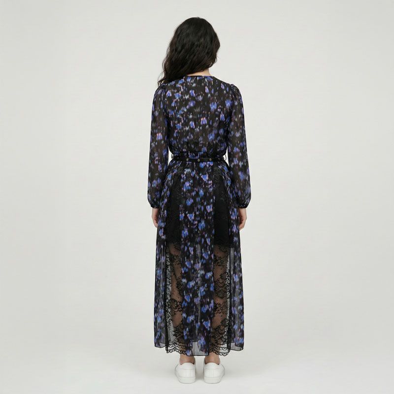 Robe nero aiqpvia Femme DIXIE