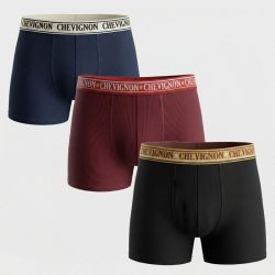 Lot de 3 boxers costa Homme CHEVIGNON