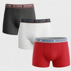 Lot de 3 boxers costa Homme CHEVIGNON
