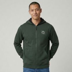 Veste sweat forest green w6109 Homme WATTS