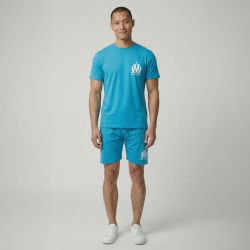 Ensemble tee shirt short om blue g23026 s/xl Homme OM