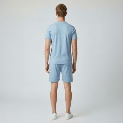 Ensemble short tee shirtwhite lt11240 s/xxl Homme LOTTO