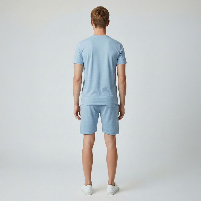 Ensemble short tee shirtwhite lt11240 s/xxl Homme LOTTO