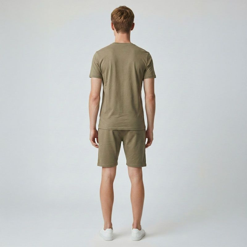 Ensemble short tee shirtwhite lt11240 s/xxl Homme LOTTO