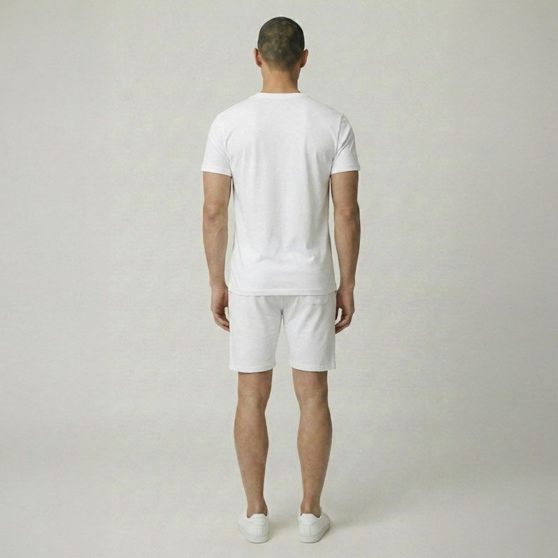 Ensemble short tee shirtblack lt21640 s/xxl Homme LOTTO