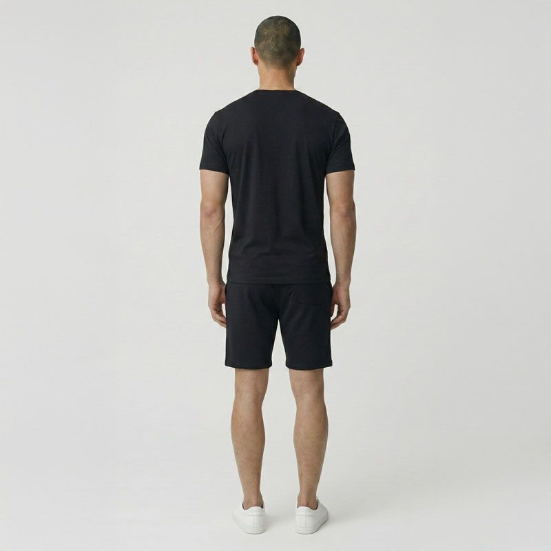 Ensemble short tee shirtblack lt21640 s/xxl Homme LOTTO