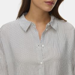 Chemise vmkaja snow white amanda black 10340687 4476 Femme VERO MODA