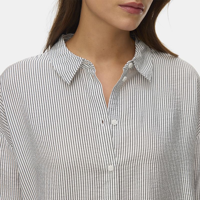 Chemise vmkaja snow white amanda black 10340687 4476 Femme VERO MODA