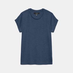 Tee shirt vmbrianna dark denim 10291353 4476 Femme VERO MODA