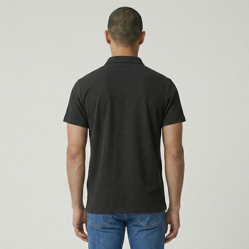 Polo en maille col mao darnelo Homme KAPORAL