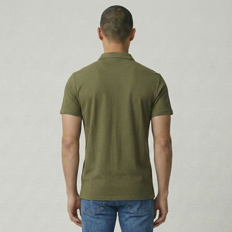 Polo en maille col mao darnelo Homme KAPORAL