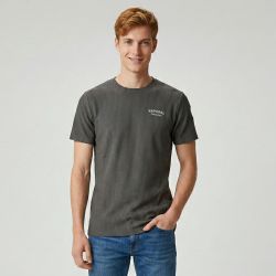 Tee shirt col rond en maille wendel Homme KAPORAL