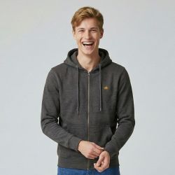 Sweat capuche zippee navy ac25121 s/xxl Homme AMERICAN COLLEGE