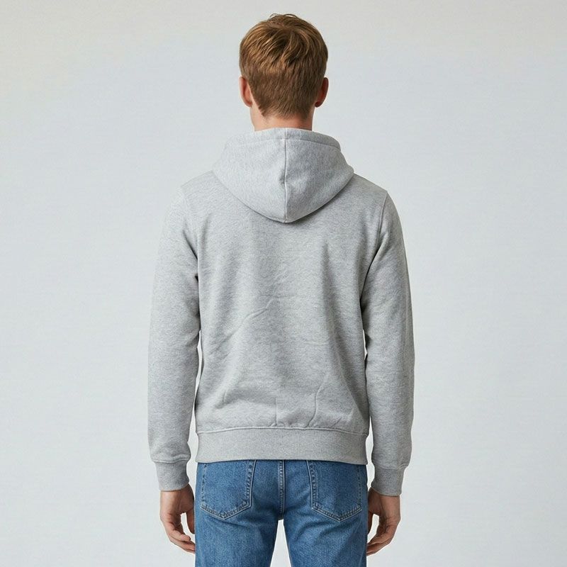 Sweat capuche zippee navy ac25121 s/xxl Homme AMERICAN COLLEGE