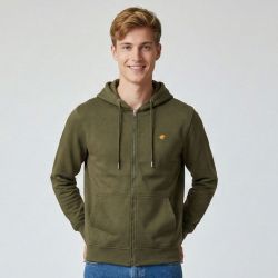 Sweat capuche zippee navy ac25121 s/xxl Homme AMERICAN COLLEGE