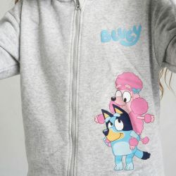 Sweat capuche zippe bluey hy60442,b05 t3/8ans Enfant BLUEY