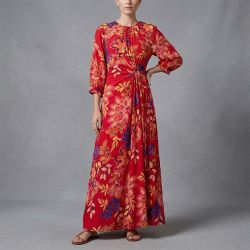 Robe longue Riberra fleurie Femme LA PETITE ETOILE