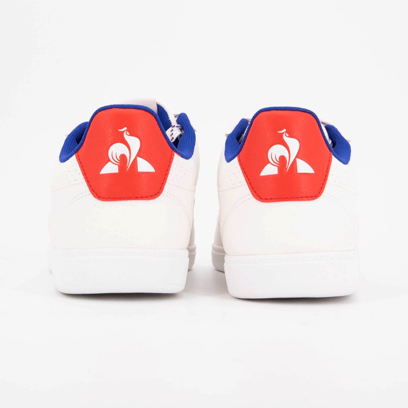 Basket optical white fiery red lcs derby_1 2520538 t40/43 Homme LE COQ SPORTIF