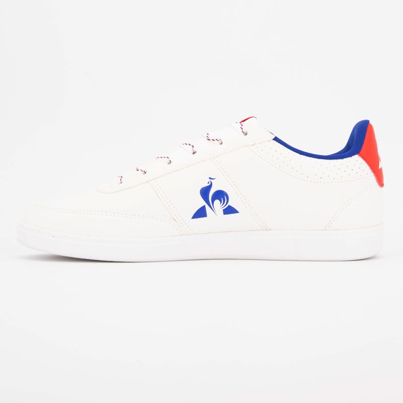 Basket optical white fiery red lcs derby_1 2520538 t40/43 Homme LE COQ SPORTIF