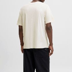 Tee shirt black jwhvesterbro 12266156 4400 Homme JACK & JONES