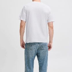 Tee shirt black jwhvesterbro 12266156 4400 Homme JACK & JONES