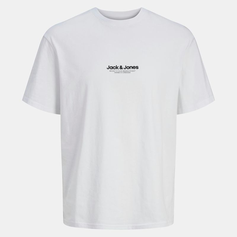 Tee shirt black jwhvesterbro 12266156 4400 Homme JACK & JONES