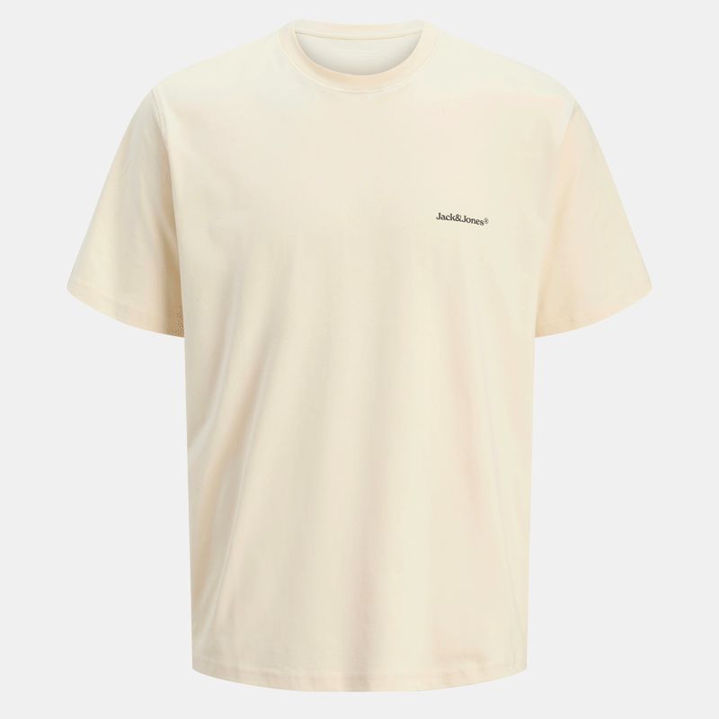 Tee shirt mc antique white jwhsplit 12297539 4502 Homme JACK & JONES