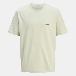 Tee shirt mc celadon tint jwhsplit 12297539 4502 Homme JACK & JONES