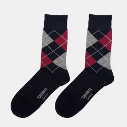 Paire de chaussette en fil d'ecosse fantaisie 24018 t39/46 Homme TORRENTE