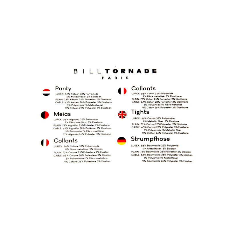 Paire de chaussette en fil d'ecosse fantaisie 20140 t39/46 Homme BILL TORNADE