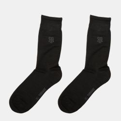 Paire de chaussette en fil d'ecosse uni 12955 t39/46 Homme BILL TORNADE