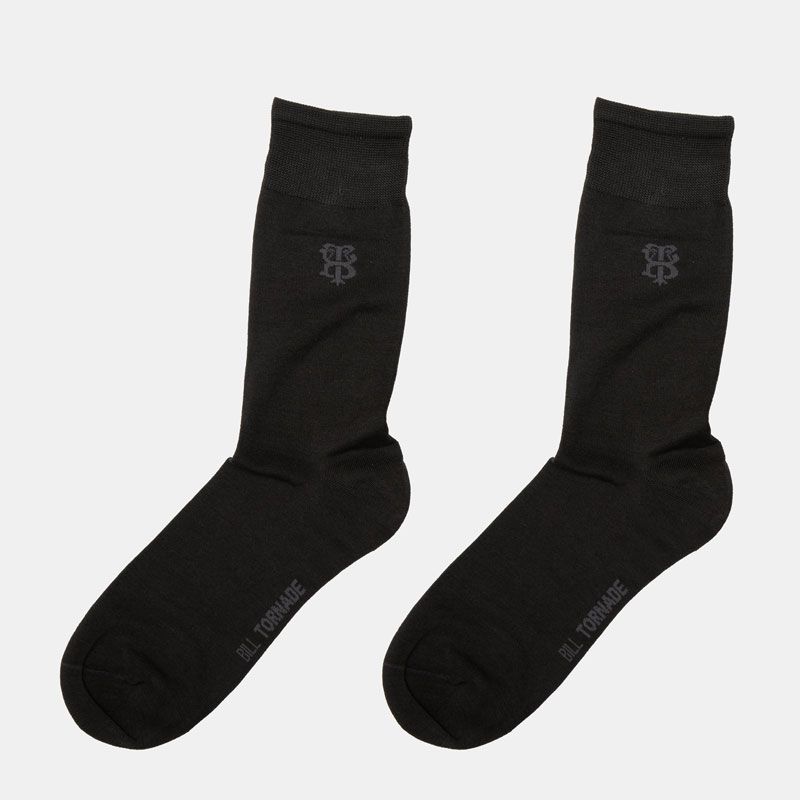 Paire de chaussette en fil d'ecosse uni 12955 t39/46 Homme BILL TORNADE