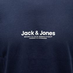 Tee shirt black jwhvesterbro 12266156 4400 Homme JACK & JONES