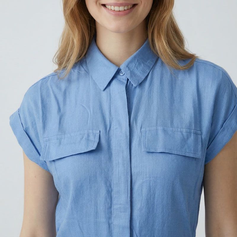 Combi-pantalon bleu laurine-l102513r6a Femme LA PETITE ETOILE