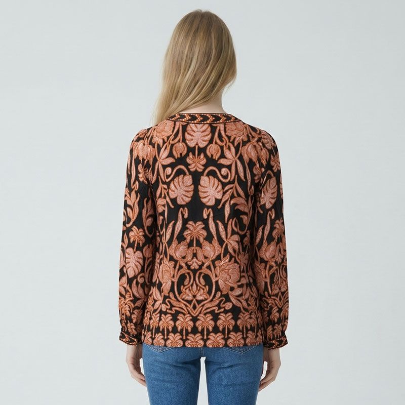 Blouse palmier bedra-b102512v0a Femme LA PETITE ETOILE