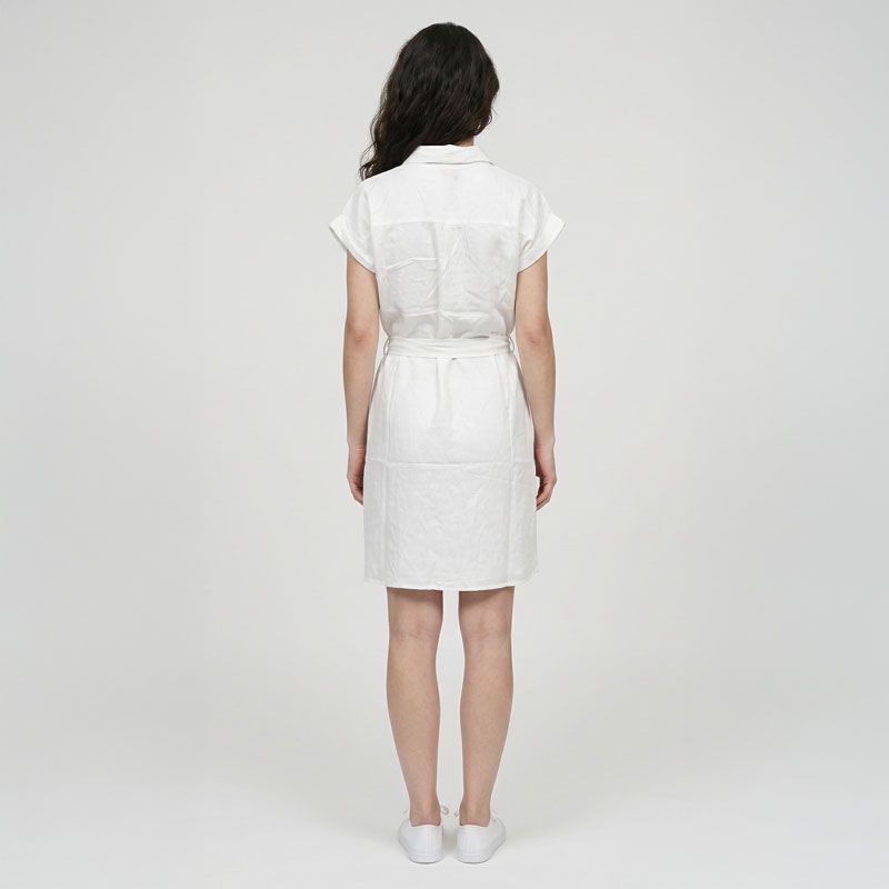 Robe courte ecru rae-r102513r6a Femme LA PETITE ETOILE